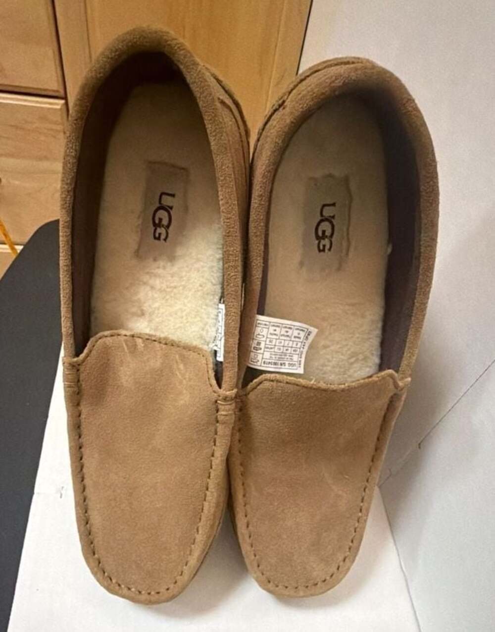 UGG M Alder Suede Slipper Chestnut Size 8